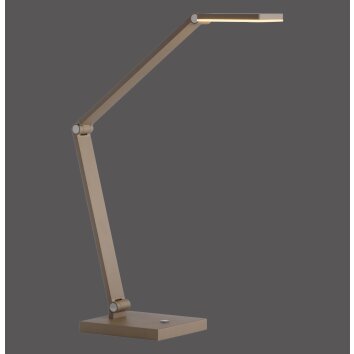 SAMSKY Lampe à poser Luminaires Paul Neuhaus LED Bronze, 1 lumière