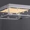 SKINA Plafonnier Luminaires Paul Neuhaus LED Argenté, 1 lumière, Télécommandes