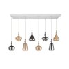 Aldea Suspension Luminaires Trio Blanc, 8 lumières