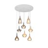 Aldea Suspension Luminaires Trio Blanc, 8 lumières