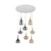 Aldea Suspension Luminaires Trio Blanc, 8 lumières