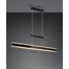 Arcola Suspension Luminaires Trio LED Noir, 1 lumière