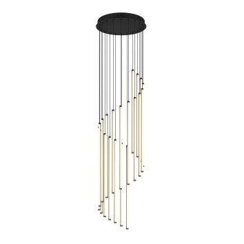 Baxter Suspension Luminaires Trio LED Noir, 1 lumière