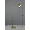 Cosima Lampadaire Luminaires Trio Vert, 1 lumière