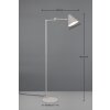 Cosima Lampadaire Luminaires Trio Gris, 1 lumière