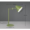 Cosima Lampe à poser Luminaires Trio Vert, 1 lumière