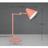 Cosima Lampe à poser Luminaires Trio Orange, 1 lumière