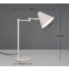 Cosima Lampe à poser Luminaires Trio Gris, 1 lumière