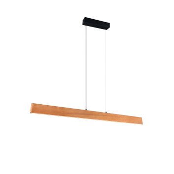 EDGEWOOD Suspension Luminaires Trio LED Bois clair, 1 lumière