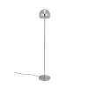 Flynt Lampadaire Luminaires Trio LED Chrome, 1 lumière