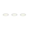 Himal Spot encastrable Luminaires Trio LED Blanc, 3 lumières