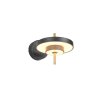 KEATON Applique murale Luminaires Trio LED Noir doré, 1 lumière