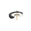 KEATON Applique murale Luminaires Trio LED Noir doré, 1 lumière