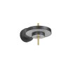 KEATON Applique murale Luminaires Trio LED Noir doré, 1 lumière