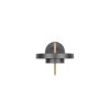 KEATON Applique murale Luminaires Trio LED Noir doré, 1 lumière