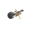 KEATON Applique murale Luminaires Trio LED Noir doré, 1 lumière