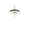 KEATON Suspension Luminaires Trio LED Noir doré, 1 lumière