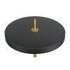 KEATON Lampadaire Luminaires Trio LED Noir doré, 1 lumière