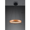 Lynwood Suspension Luminaires Trio LED Bois clair, 1 lumière