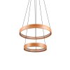 Lynwood Suspension Luminaires Trio LED Bois clair, 1 lumière