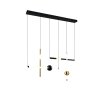 Melita Suspension Luminaires Trio LED Noir doré, 1 lumière