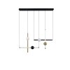 Melita Suspension Luminaires Trio LED Noir doré, 1 lumière