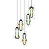 Minerva Suspension Luminaires Trio LED Multicolore, 5 lumières