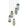 Minerva Suspension Luminaires Trio LED Multicolore, 5 lumières