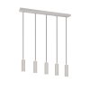 Soka Suspension Luminaires Trio Gris, 5 lumières