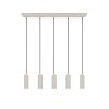 Soka Suspension Luminaires Trio Gris, 5 lumières