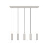 Soka Suspension Luminaires Trio Gris, 5 lumières