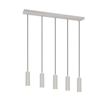 Soka Suspension Luminaires Trio Gris, 5 lumières