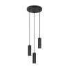 Soka Suspension Luminaires Trio Noir, 3 lumières