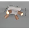 Soka Spot de plafond Luminaires Trio Brun, 4 lumières