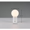 Tauris Lampe à poser Luminaires Trio LED Blanc, 1 lumière