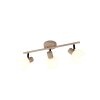 Boba Spot de plafond Luminaires Reality Beige, 3 lumières