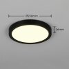 Draco Plafonnier Luminaires Reality LED Noir, 1 lumière