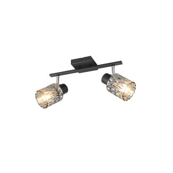 Jack Spot de plafond Luminaires Reality Noir, 2 lumières