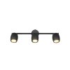 Nancy Spot de plafond Luminaires Reality Noir, 3 lumières
