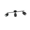 Nancy Spot de plafond Luminaires Reality Noir, 3 lumières
