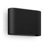 Dymera Lampe murale d´extérieur Luminaires Philips LED Noir, 1 lumière, Changeur de couleurs