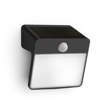 Yarixa Applique murale Luminaires Philips LED Noir, 1 lumière