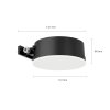 Vynce Applique murale Luminaires Philips LED Noir, 1 lumière