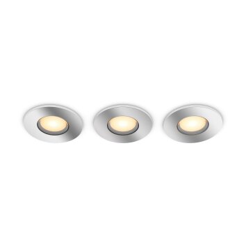 Adore Plafonnier Luminaires Philips Argenté, 1 lumière