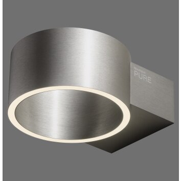 Clipse Applique murale Luminaires Paul Neuhaus LED Aluminium, 2 lumières