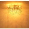 Queena Plafonnier Luminaires Globo Lighting Or, 7 lumières