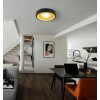 Woki Plafonnier Luminaires Globo Lighting LED Noir, 1 lumière
