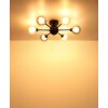 Roland Plafonnier Luminaires Globo Lighting Noir, 6 lumières