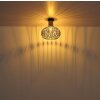 Dorthy Plafonnier Luminaires Globo Lighting Gris, Noir, 1 lumière