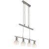 Loxy Suspension Luminaires Globo Lighting Nickel mat, 4 lumières